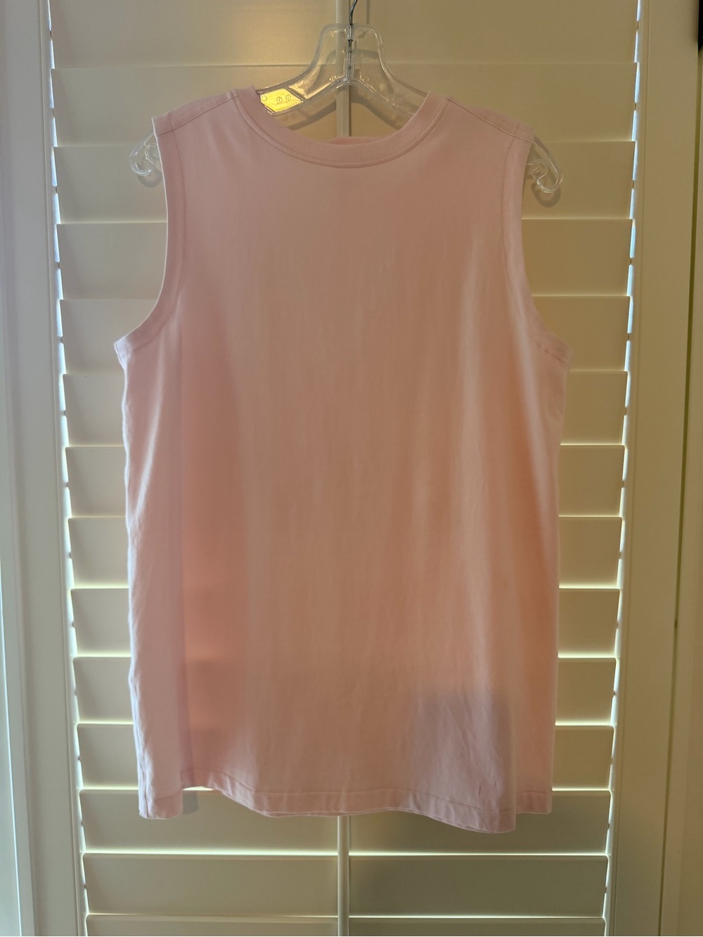 lululemon athletica Pale Pink Sleeveless Crew Tank Top